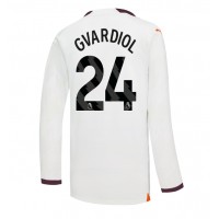 Manchester City Josko Gvardiol #24 Auswärtstrikot 2023-24 Langarm